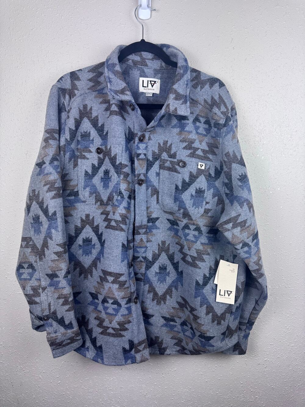 NWT Mens LIV Outdoors Shay Fleece Jacket size XL